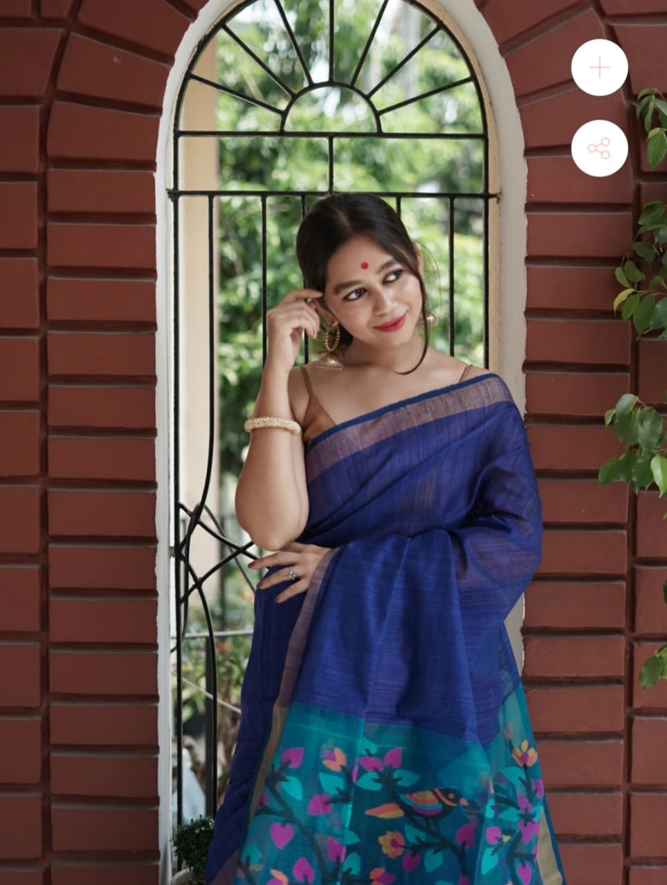 Women's Kanjivaram Banarasi Soft Cotton Silk Woven Saree With Blouse piece