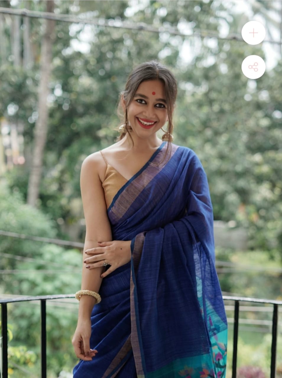 Women's Kanjivaram Banarasi Soft Cotton Silk Woven Saree With Blouse piece