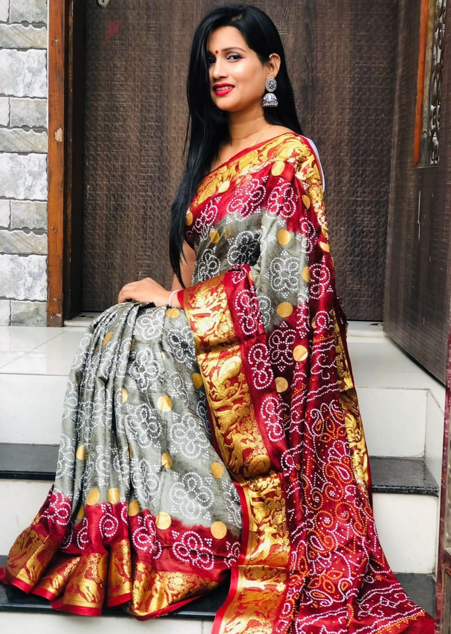 Gharchola Bandhani Saree