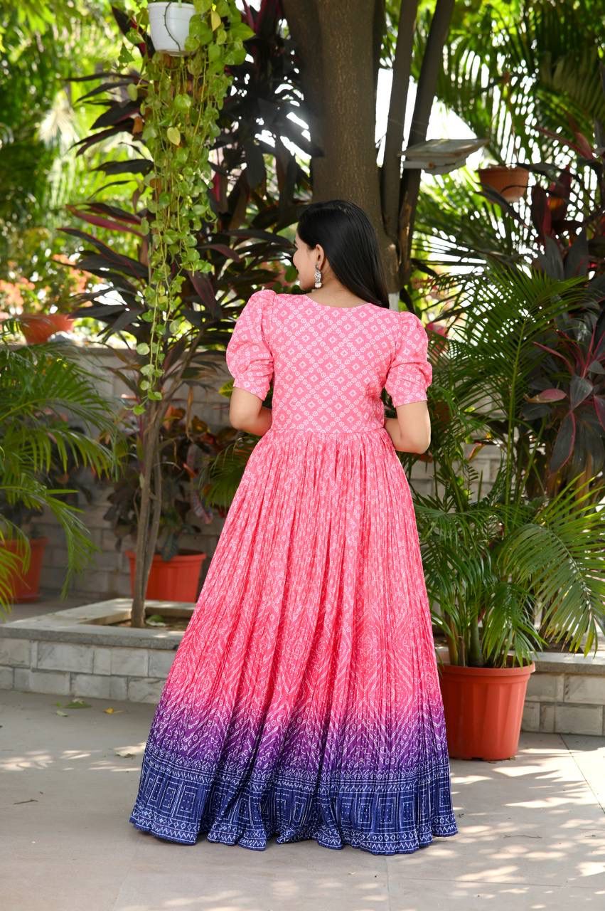 Premium Readymade Designer Gown-Dupatta Collections