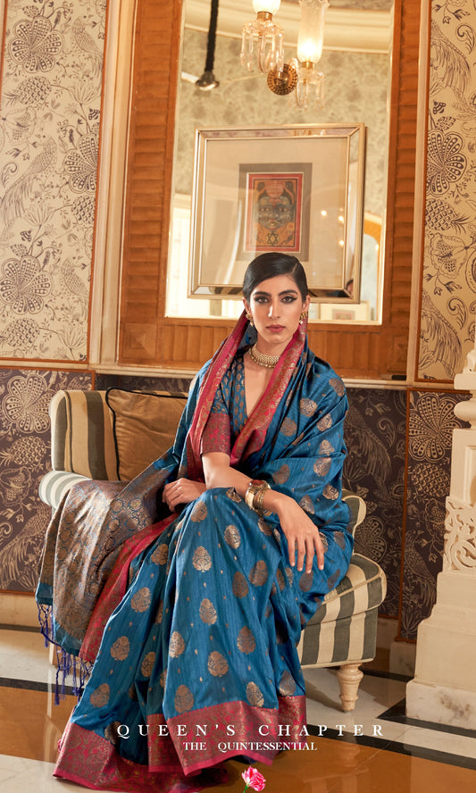 KARIVAA SILK WOVEN SAREE