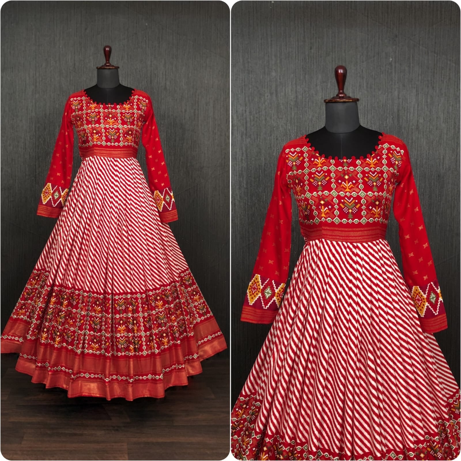PREMIUM DESIGNER READYMADE GOWN COLLECTIONS RED