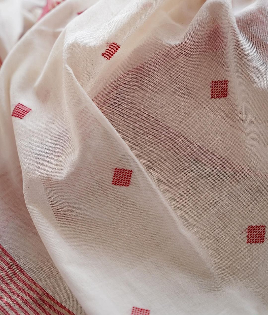 Women's Kanjivaram Banarasi Soft Cotton Silk Woven Sari With Blouse piece