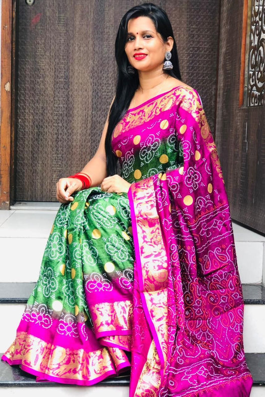 Gharchola Bandhani Saree