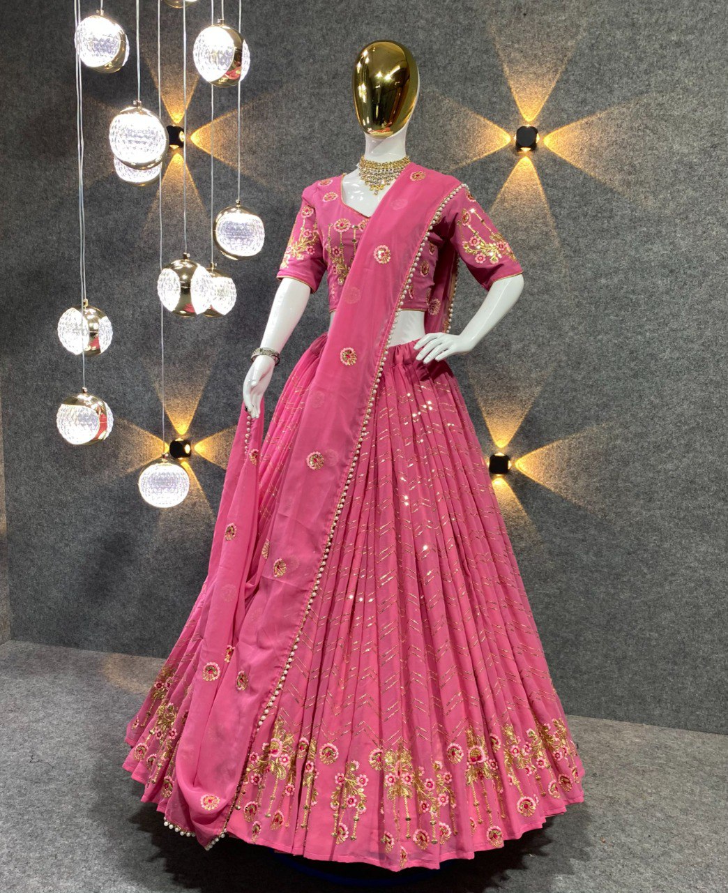 Embroidered Attractive Party Wear Lehenga choli