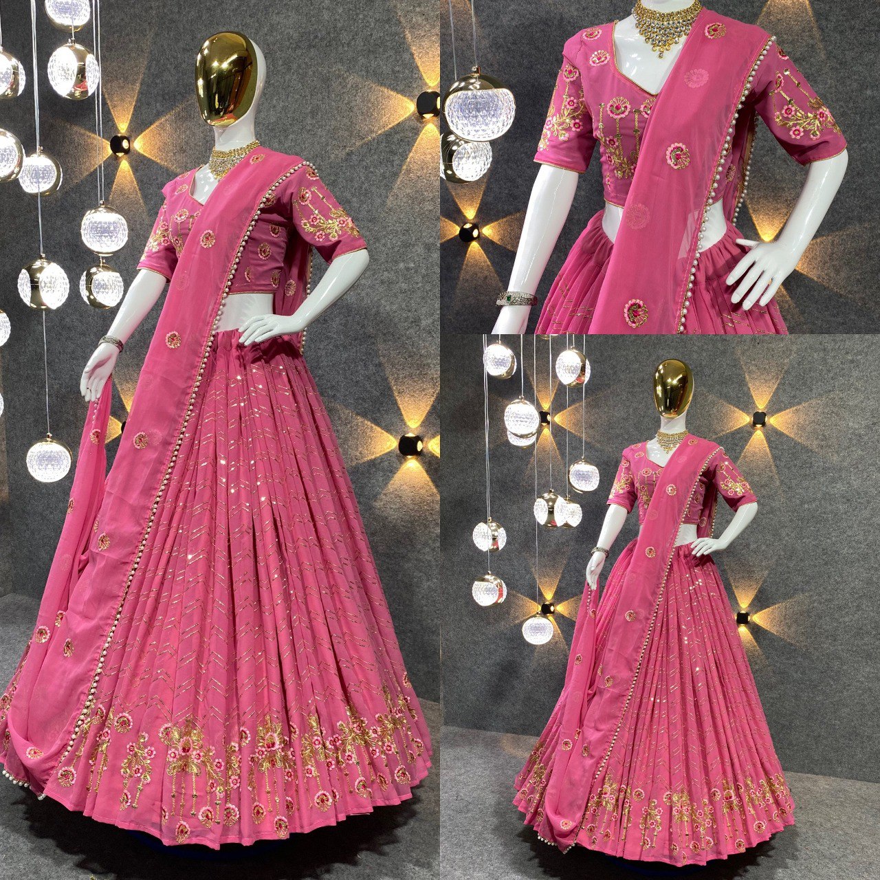 Embroidered Attractive Party Wear Lehenga choli
